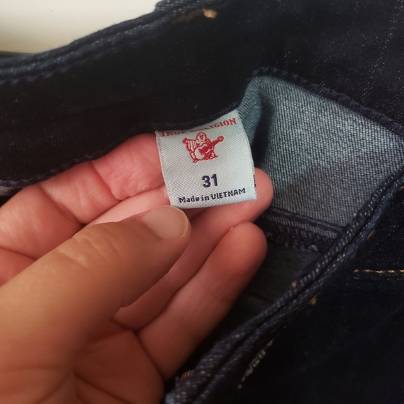 True Religion dark blue jeans - Picture 3 of 8